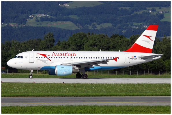 Austrian Airlines / Airbus A319-100 / OE-LDF / 21.06.2011 / © Berni Müller 