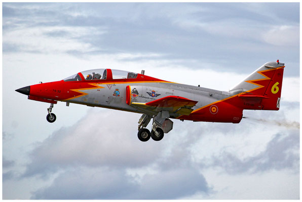 Spanish Air Force Patrulla Aguila / CASA C-101 Aviojet / E.25-86 (No.6) / 16.07.2023 / © Martin Hackl