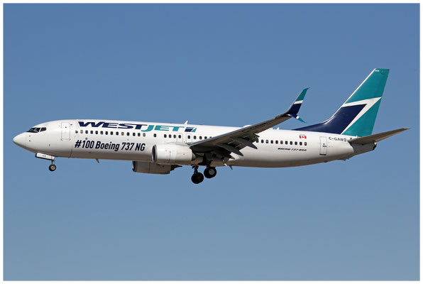 WestJet / Boeing 737-800 WL / C-GAWS / 23.10.2019 / © Martin Hackl