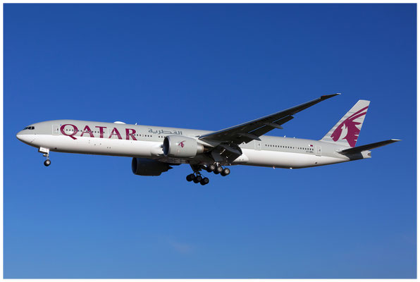 Qatar Airways / Boeing 777-300ER / A7-BEL / 25.11.2017 / © Berni Müller
