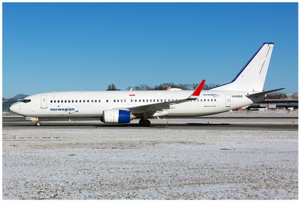 Norwegian Air Shuttle / Boeing 737-800 WL / LN-NGS / 20.01.2024 / © Berni Müller