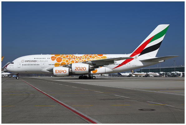 Emirates / Airbus A380-800 / A6-EOU / 24.03.2021 / © Martin Hackl
