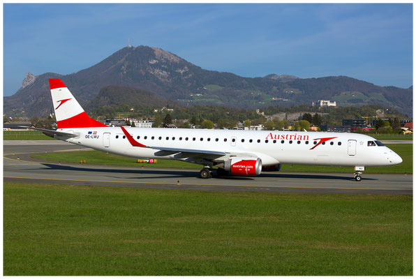 Austrian Airlines / Embraer ERJ-195-200LR / OE-LWJ / 14.04.2018 / © Berni Müller