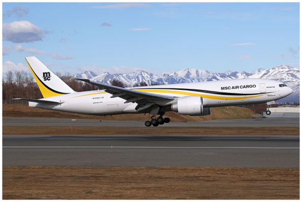 MSC Air Cargo / Boeing 777 F / N709GT / 25.04.2024 / © Martin Hackl