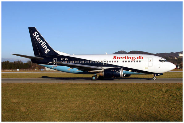 Sterling Airlines / Boeing 737-500 / OY-API / 13.01.2007 / © Berni Müller