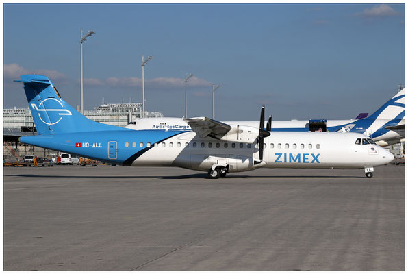 Zimex Aviation / ATR-72-200 F / HB-ALL / 28.09.2018 / © Martin Hackl