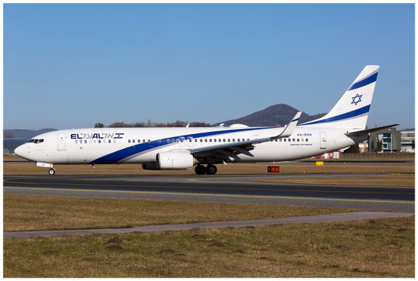 EL AL Israeli Airlines / Boeing 737-900 WL / 4X-EHA / 08.02.2020 / © Berni Müller