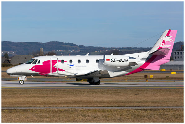 Pink Sparrow GmbH / Cessna 560XL Citation XLS / OE-GJM / 01.02.2020 / © Berni Müller