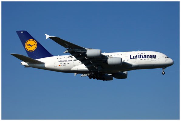 Lufthansa / Airbus A380-800 / D-AIMH / 16.10.2011 / © Martin Hackl