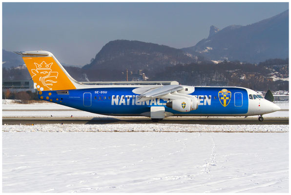 Malmo Aviation / Avro RJ100 / SE-DSU / 07.02.2015 / © Berni Müller
