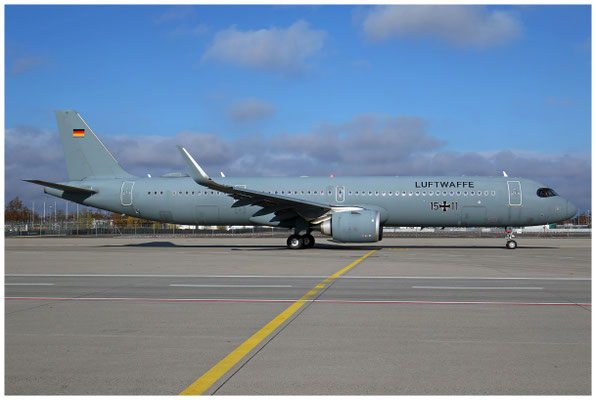 Luftwaffe / Airbus A321-200 Neo / 15+11 / 14.11.2024 / © Martin Hackl