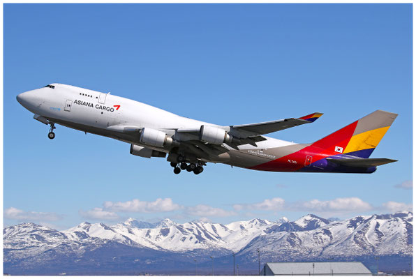 Asiana Airlines / Boeing 747-400 F / HL7421 / 28.04.2024 / © Martin Hackl