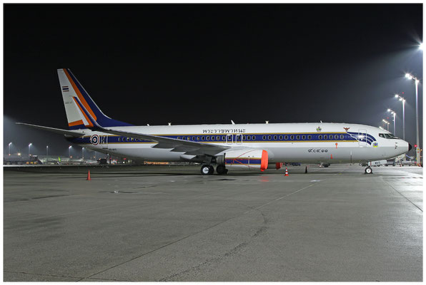 Royal Thai Air Force / Boeing 737-800 WL (BBJ2) / HS-MVS / 16.02.2018 / © Martin Hackl