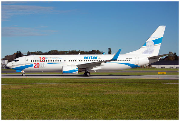Enter Air / Boeing 737-800WL / SP-ENX / 04.11.2019 / © Berni Müller