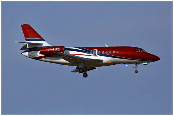 Black Eagle Aviation / Falcon 2000 / T7-BJK2 / 15.02.2024 / © Martin Hackl