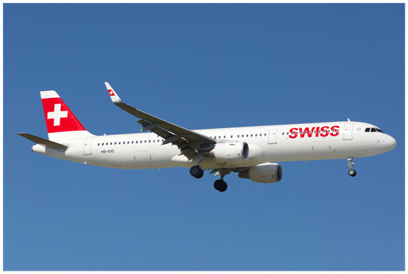 Swiss / Airbus A321-200SL / HB-IOO / 25.08.2016 / © Berni Müller
