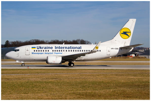 Ukraine International / Boeing 737-500WL / UR-GBE / 15.02.2014 / © Berni Müller 