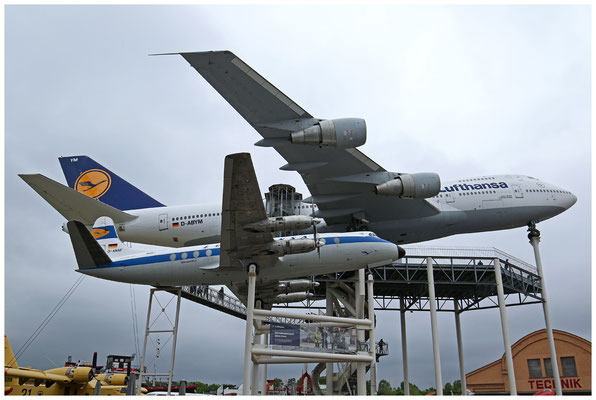 Lufthansa / Boeing 747-200 M + Vickers 814 Viscount / D-ABYM + D-ANAF / 08.05.2023 / © Martin Hackl