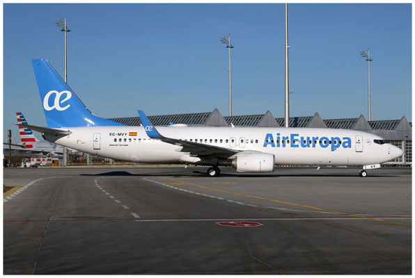 Air Europa / Boeing 737-800 WL / EC-MVY / 17.02.2019 / © Martin Hackl