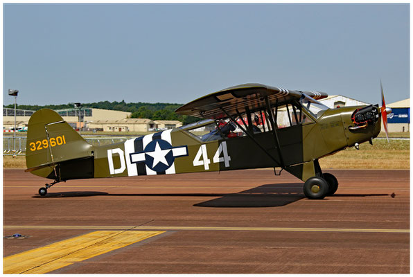 USAF / Piper L-4 NE / G-AXHR (329601) / 18.07.2022 / © Martin Hackl