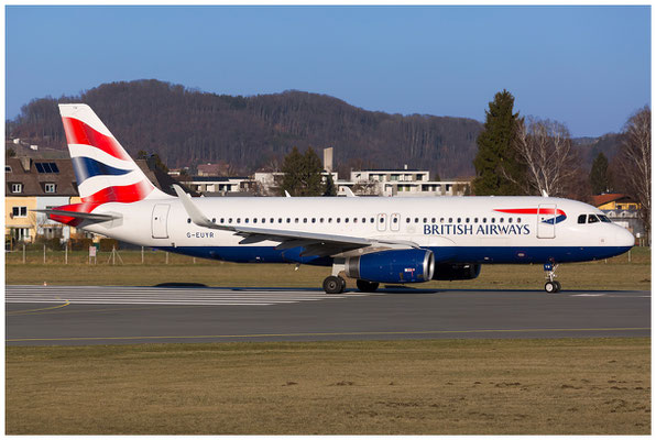 British Airways / Airbus A320-200 WL / G-EUYR) / 12.02.2022