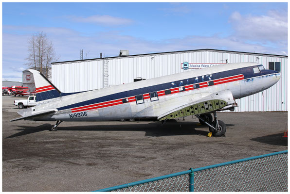 Alaskan Aviation Museum / Douglas C-47-DL / N19906 / 26.04.2024 / © Martin Hackl