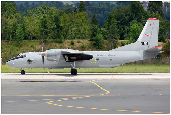 Hungarian Air Force / Antonov An-26 / 406 / 27.06.2016 / © Berni Müller