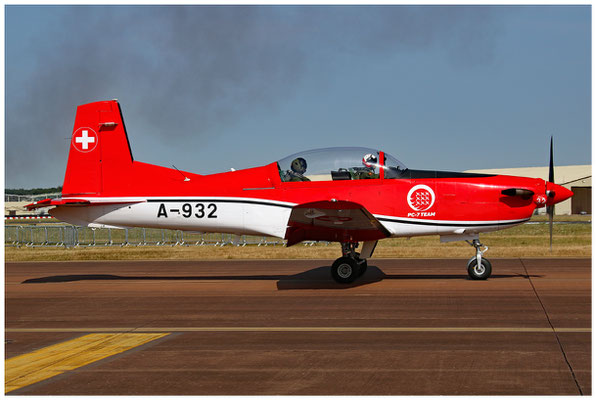 Swiss Air Force (PC-7 Team) / Pilatus PC-7 / A-932 / 18.07.2022 / © Martin Hackl