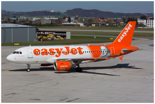 EasyJet / Airbus A319-100 / G-EZBI / 08.04.2018 /  Berni Müller
