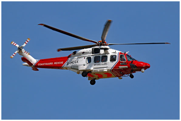 Bristol Helicopters Ltd (UK Coast Guard) / Augusta Westland AW-189 / G-MCGX / 18.07.2022 / © Martin Hackl
