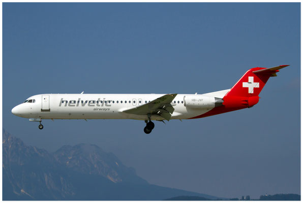Helvetic Airways / Fokker 100 / HB-JVF / 20.06.2012 / © Berni Müller 