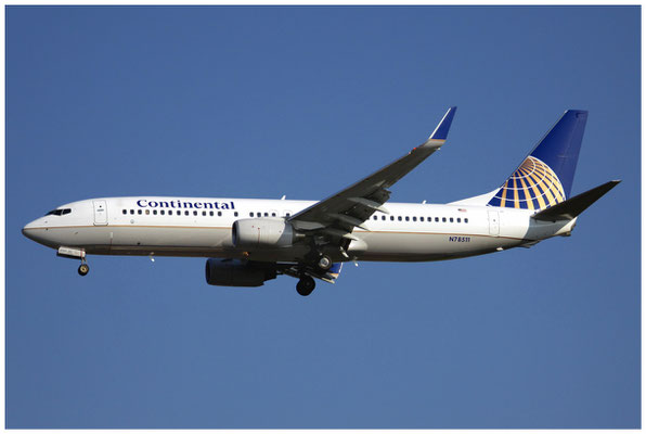 Continental Airlines / Boeing 737-800WL / N78511 / 25.08.2009 / © Berni Müller