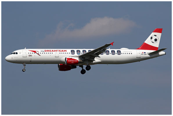Austrian Airlines / Airbus A321-200 / OE-LBA / 22.06.2017 / © Martin Hackl
