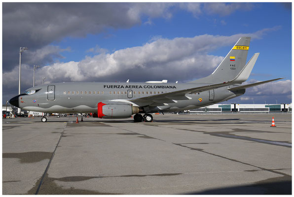 Fuerza Aerea Colombiana / Boeing 737-700 WL / FAC1222 / 17.02.2024 / © Martin Hackl