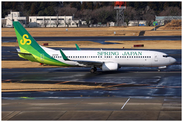 Spring Airlines Japan / Boeing 737-800 WL / JA03GR / 17.03.2025 / © Martin Hackl
