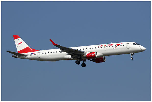 Austrian Airlines / ERJ-190-200 / OE-LWK / 04.04.2017 / © Martin Hackl