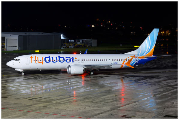 FlyDubai / Boeing 737-9 MAX / A6-FNB / 01.08.2021 / © Berni Müller