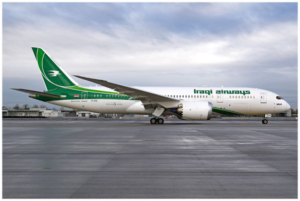Iraqi Airways / Boeing 787-8 / YI-ATD / 18.01.2024 / © Martin Hackl