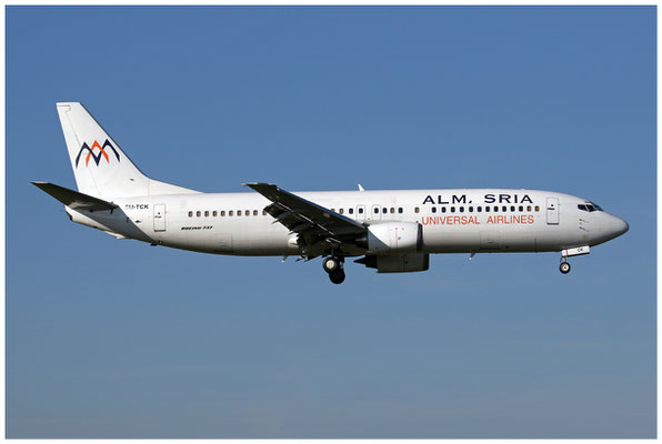 AlMasria Universal / Boeing 737-400 / SU-TCK / 24.07.2019 / © Martin Hackl