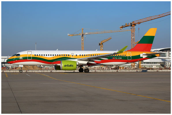 Air Baltic / Airbus A220-300 / YL-CSK / 08.08.2020 / © Martin Hackl