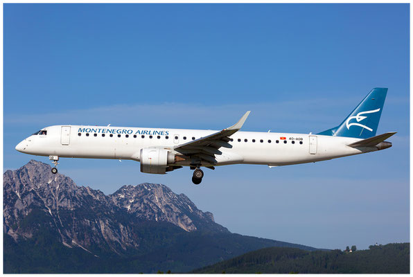 Montenegro Airlines / Embraer ERJ-195-200LR / 4O-AOB / 19.05.2017 / © Berni Müller