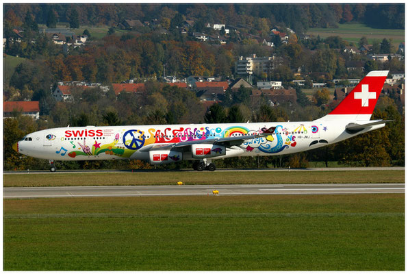 Swiss International Air Lines / Airbus A340-300 / HB-JMJ / 29.10.2010 / © Martin Hackl