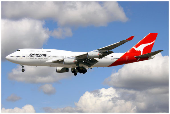 Qantas / Boeing 747-400 / VH-OJF / 01.05.2009 / © Berni Müller