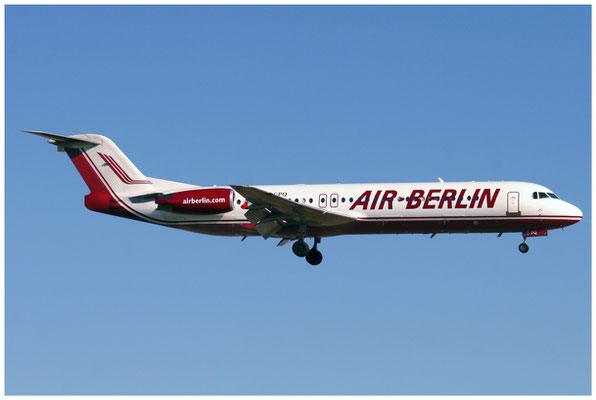 Air Berlin / Fokker 100 / 