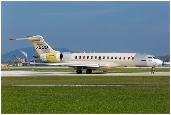 Bombardier / Global 7500 / C-GLBG / 18.08.2018 / © Berni Müller