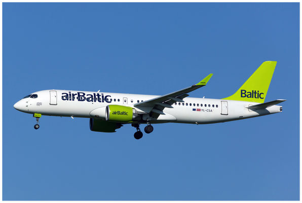 Air Baltic / Bombardier CS300 / YL-CSA / 06.05.2018 / © Berni Müller