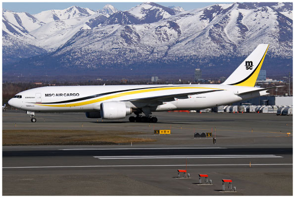 MSC Air Cargo / Boeing 777 F / N708GT / 27.04.2024 / © Martin Hackl