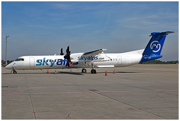 SkyAlps (Luxwing) / DHC-8 Q400 / 04.05.2023 / © Martin Hackl