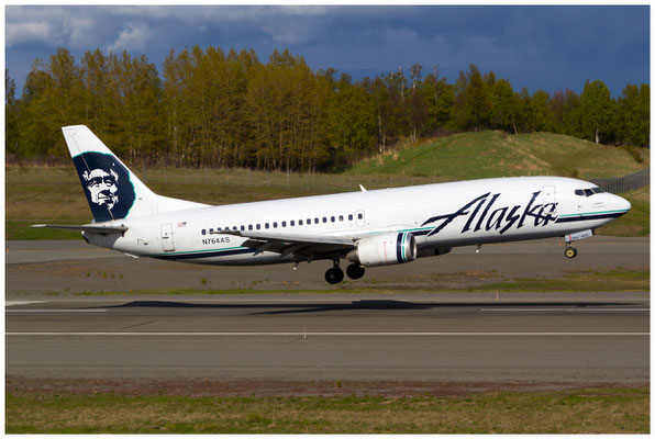Alaska Airlines / Boeing 737-400(C) / N764AS / 09.05.2016 / © Berni Müller