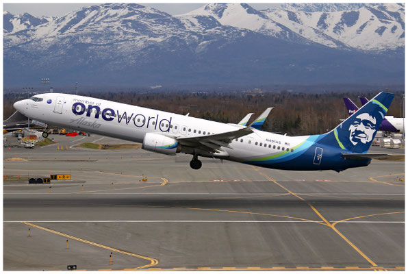 Alaska Airlines / Boeing 737-900 WL / N491AS / 02.05.2024 / © Martin Hackl